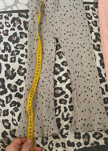 Kız çocuk ispanyol paça pantolon tayt - Görsel 2