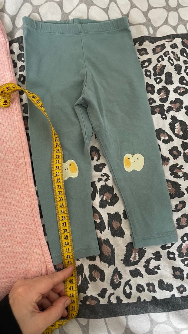 Kız çocuk ispanyol paça pantolon tayt - Görsel 4