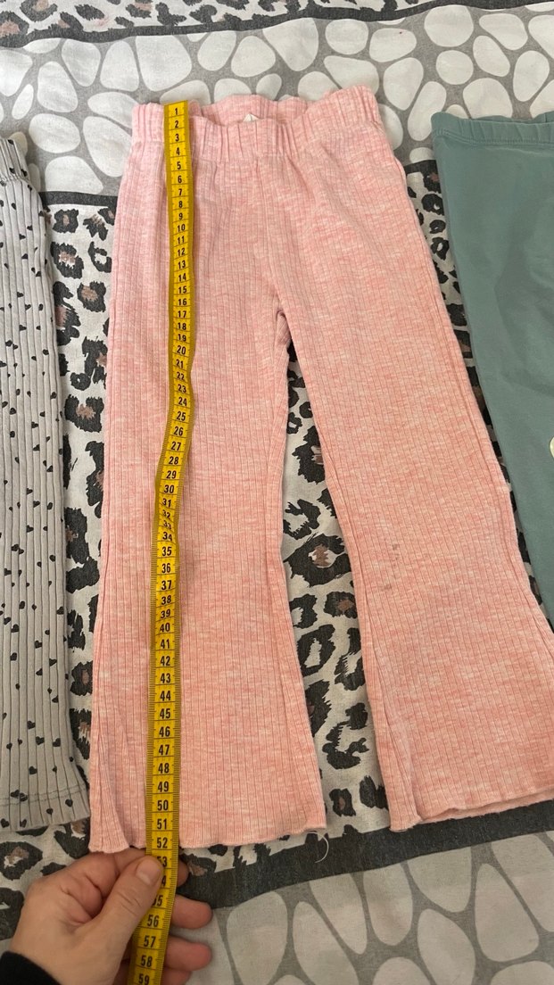 Kız çocuk ispanyol paça pantolon tayt - Görsel 3