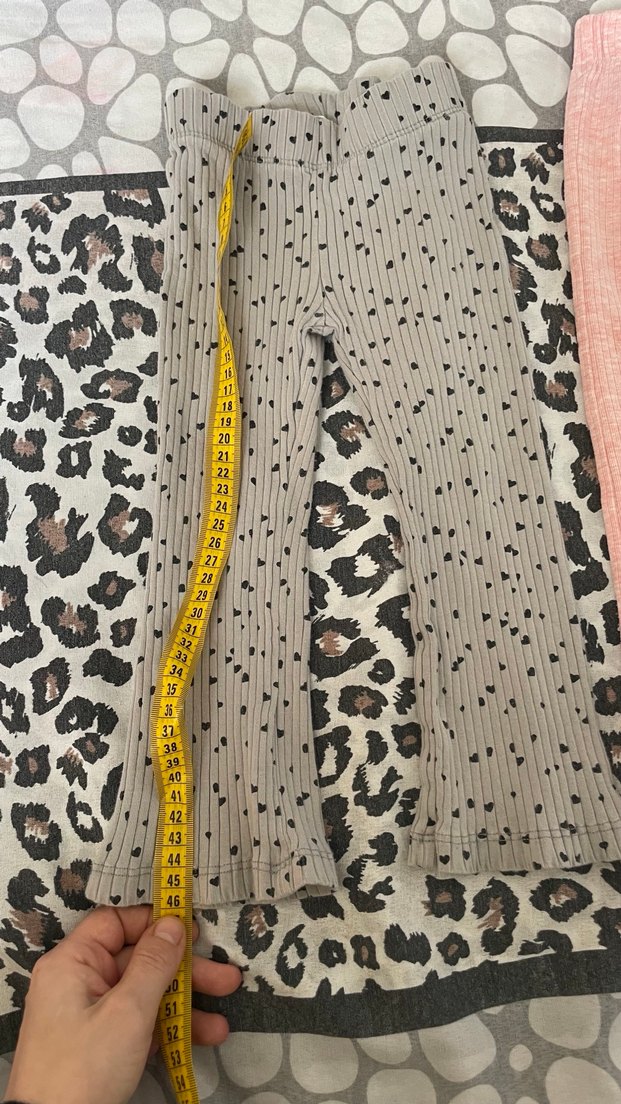 Kız çocuk ispanyol paça pantolon tayt - Görsel 2