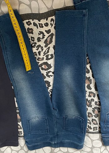 Kız çocuk mavi kot tayt pantolon - Görsel 5