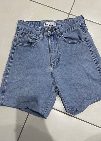 Levis Levi S 501 Acik Mavi Denim Kot Sort