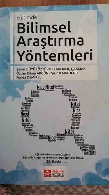 Bilimsel araştırma yöntemleri Pegem Akademi