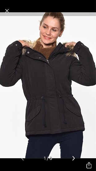 Parka antrasit renk