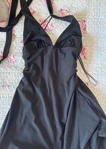 Bershka Siyah Bershka Mini Elbise