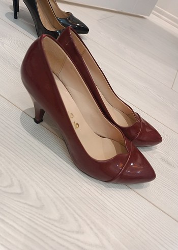 Diger Bordo Kadın Stiletto