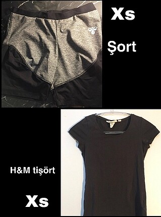H&M tişört ve Şort
