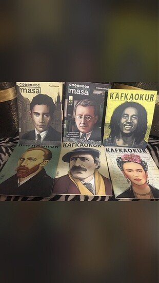 Kafka okur dergileri, ayraç ve posterler toplu ilan