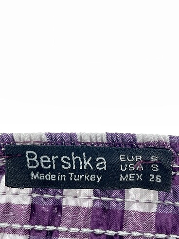 s Beden mor Renk Bershka Mini Üst %70 İndirimli.