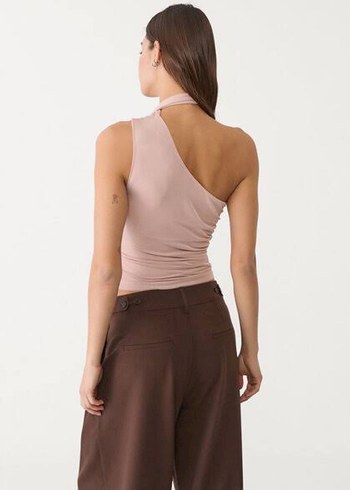 tül fular bluz - Görsel 2