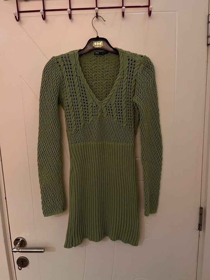 zara triko elbise - Görsel 2