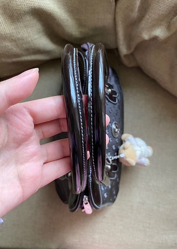 Vintage Siyah y2k Çanta - Görsel 5