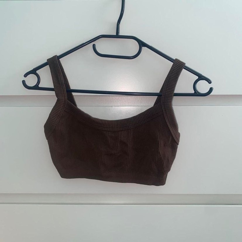 Kahverengi Kadın Spor Büstiyer - Görsel 2