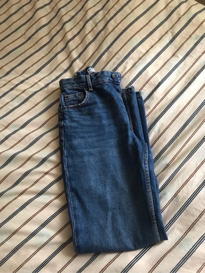 Bershka Straight Yüksek Bel Jean - Görsel 2