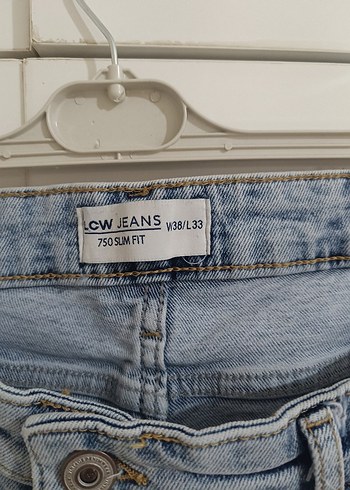 mavi kot erkek pantalon - Görsel 2