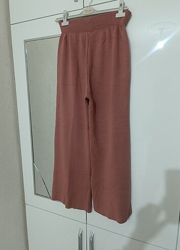 l Beden siyah Renk Ön yırtmaçlı pantolon