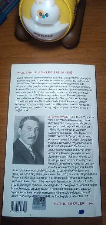  Beden Stefan Zweig clarıssa roman