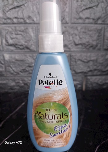 Palette Kalıcı Naturals Renk Açıcı Sprey