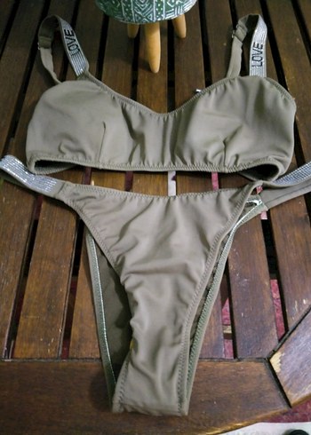 Haki Strappy Bikini