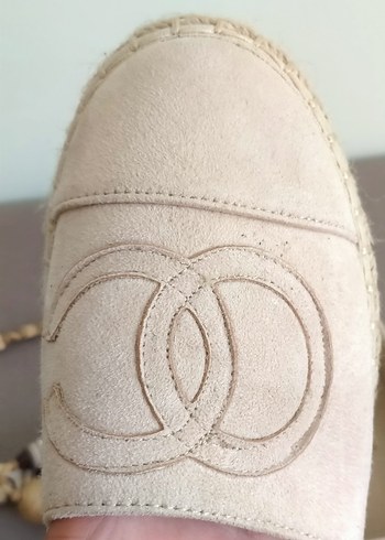 Krem Süet  Espadril - Görsel 8