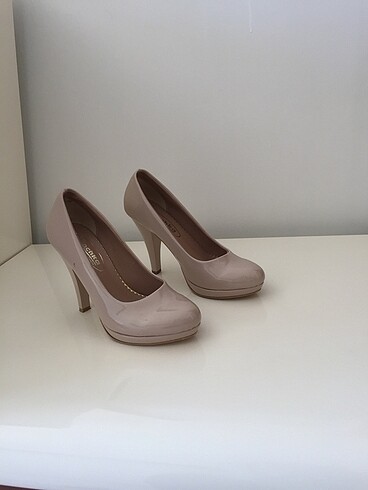 35 Beden ten rengi Renk Platform Topuk Stiletto