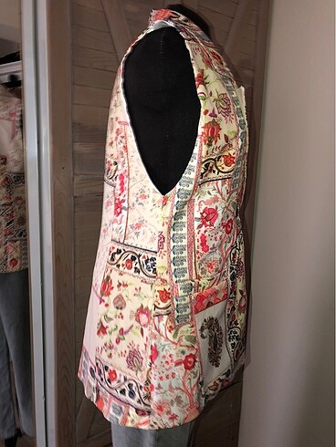Desenli yelek - Görsel 4
