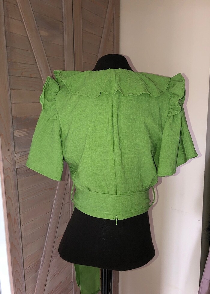 Fırfırlı bluz - Görsel 2