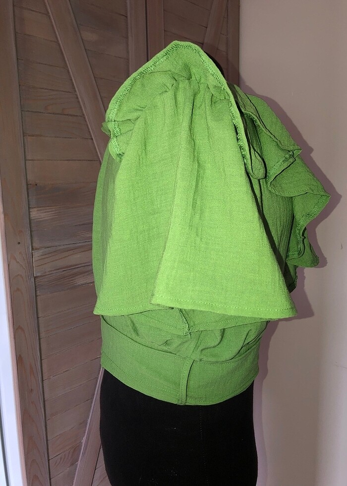 Fırfırlı bluz - Görsel 3