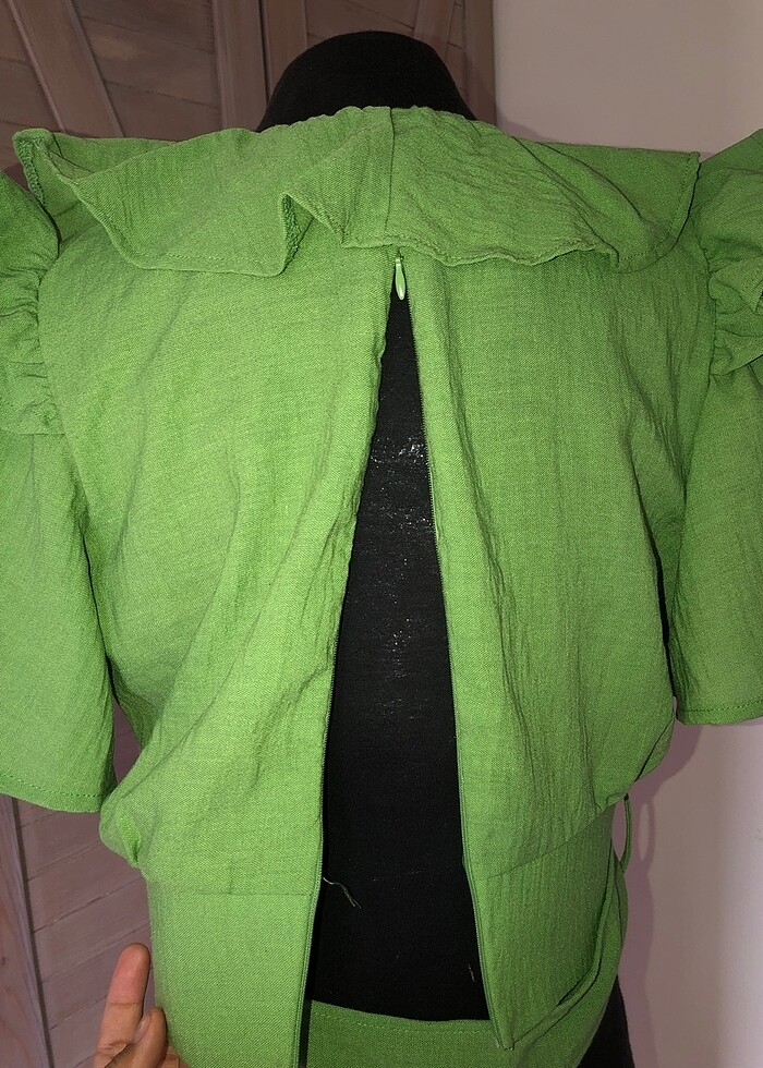 Fırfırlı bluz - Görsel 4