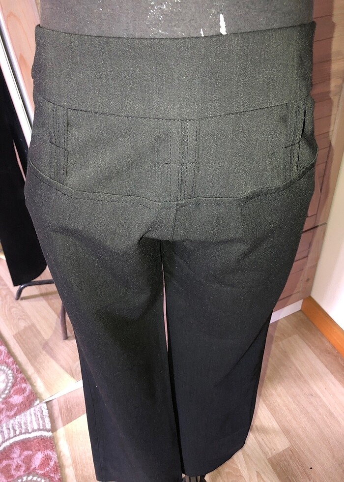 Antrasit Kumaş pantolon - Görsel 4