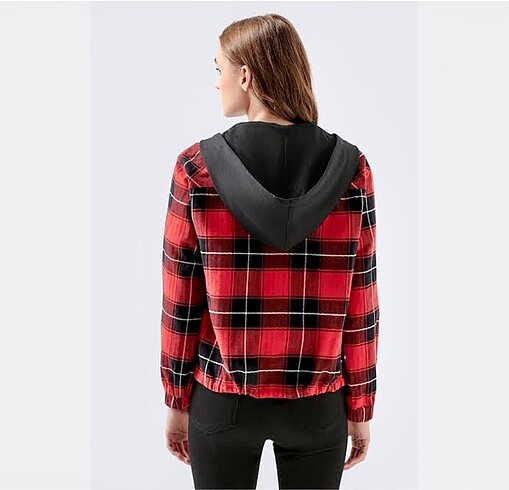 Mavi Jeans Kapuşonlu oduncu gömlek