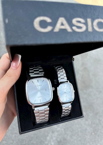 Beden Casio çift Klasik Kırmızı Kadın Kol Saati