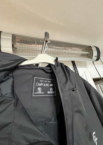 Erkek Siyah Fermuarlı Midi Mont - Görsel 2