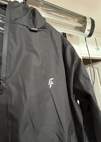 Erkek Siyah Fermuarlı Midi Mont - Görsel 3