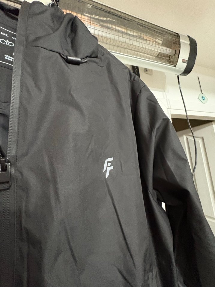 Erkek Siyah Fermuarlı Midi Mont - Görsel 3