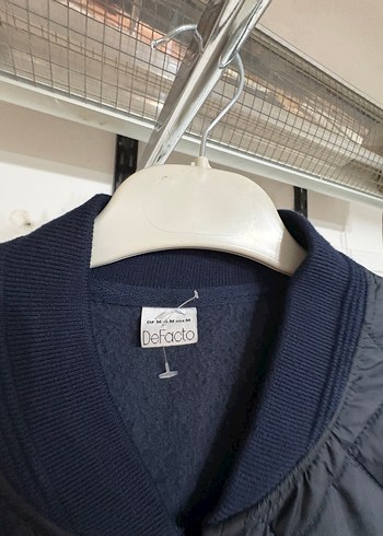 Kadın Gri Bomber Ceket Fermuarlı - Görsel 3