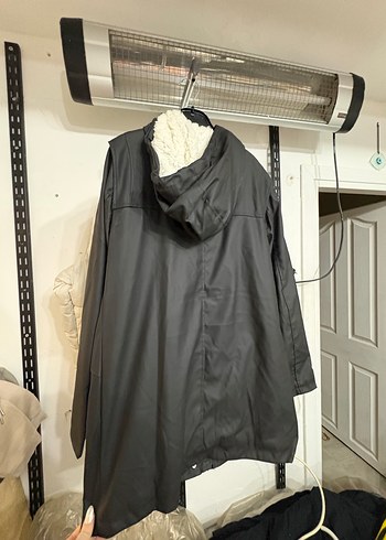 Düğmeli Siyah Deri Kadın Ceket - Görsel 4