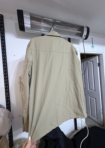 Bej Düğmeli Erkek Midi Ceket - Görsel 4