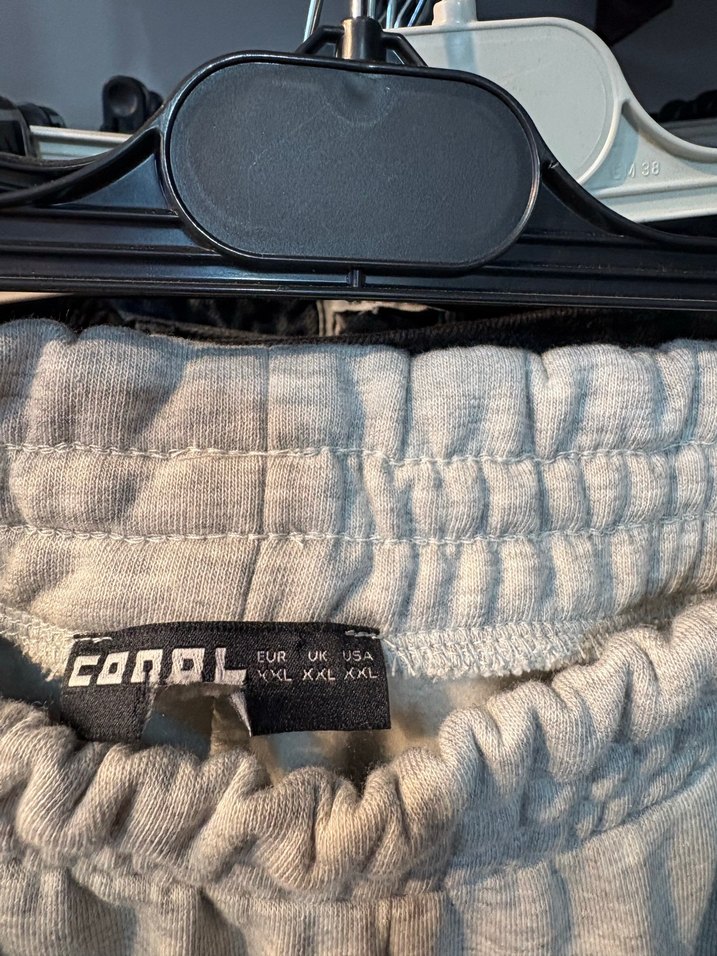 Kadın Gri Pamuklu Rahat Kesim Eşofman - Görsel 2