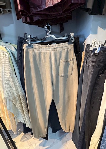 Bej Kadın Keten Salaş Eşofman - Görsel 4