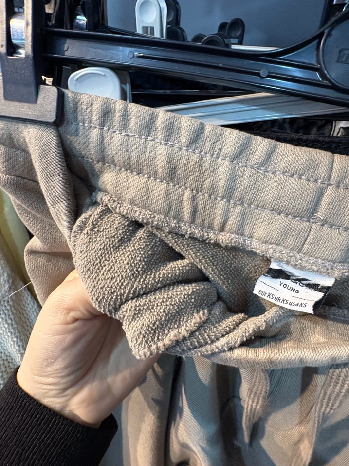 Bej Kadın Keten Salaş Eşofman - Görsel 3