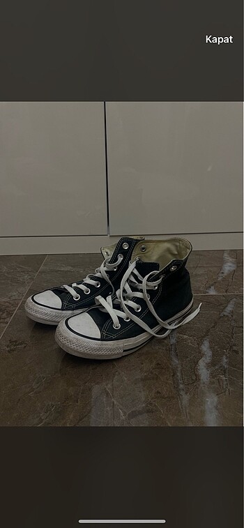 36,5 Beden siyah Renk converse