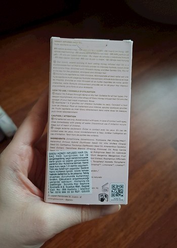 Gisou honey infused hair oil/saç yağı - Görsel 2