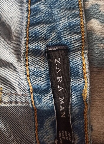 32 Beden mavi Renk Zara man pantolon
