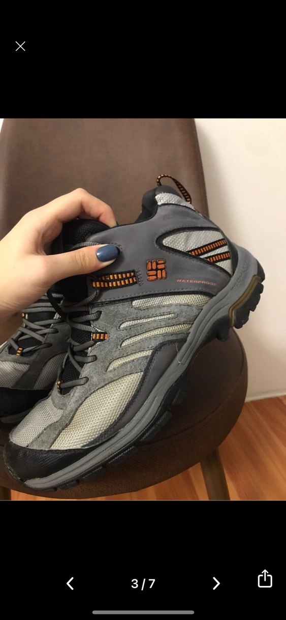 Gri Erkek Outdoor Ayakkabı - Görsel 3