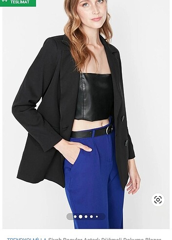36 Beden siyah Renk Trendyolmilla ceket