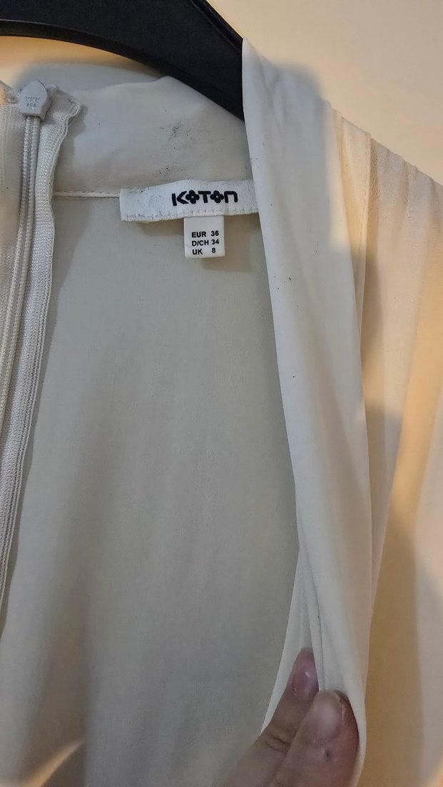 Uzun Kollu V Yaka üstü şiifon tulum - Görsel 4