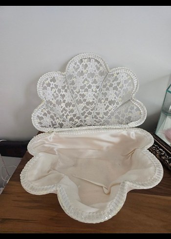 Vintage Dantel Beyaz Gelin Aksesuarı - Görsel 2