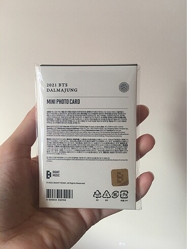  BTS 2021 DALMAJUNG MINI PHOTO CARD