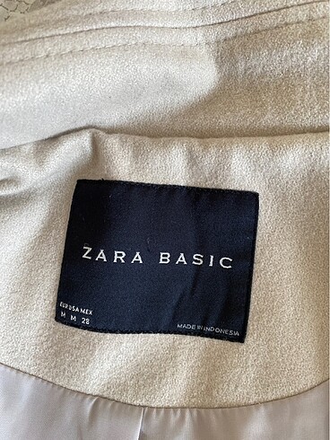 m Beden gri Renk Zara palto